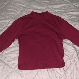 Mock neck top